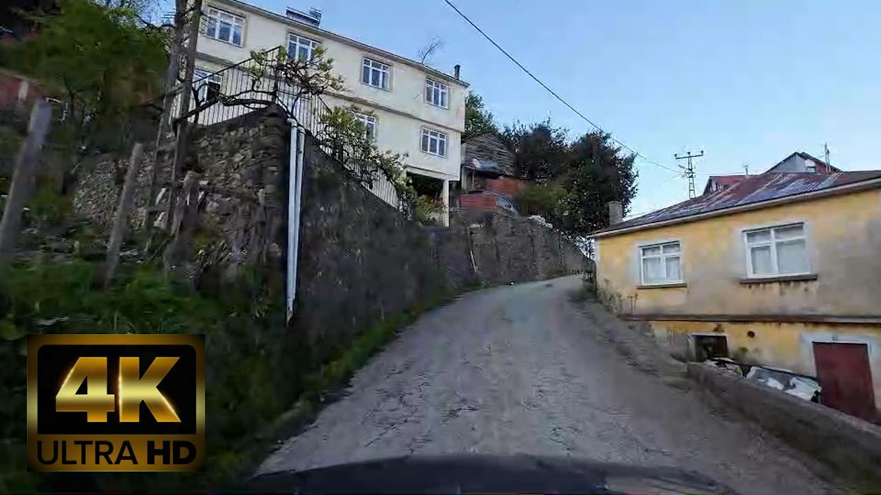 Ağaçların Devrildiği Bahçe Yollarında Sürüş | Karadeniz'in Köylerinde Araba Turu_3 | Giresun