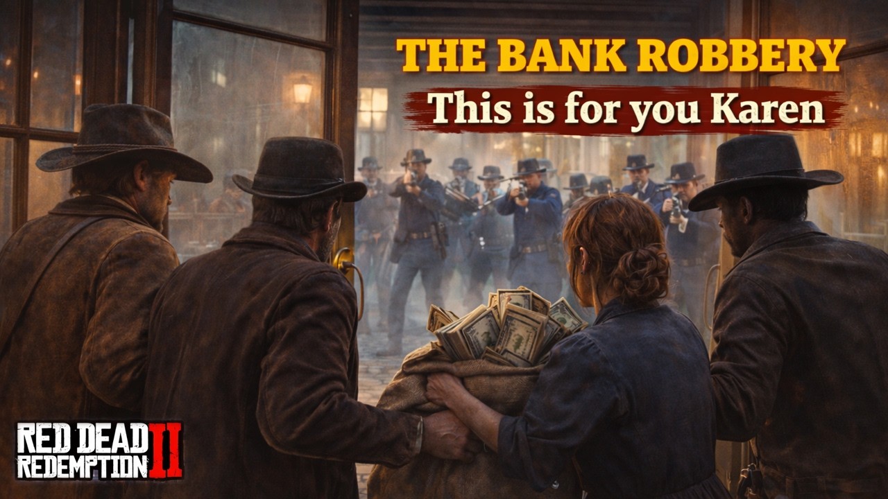 RDR 2 Story | The bank Robbery | Not as easy as planned | Part 24