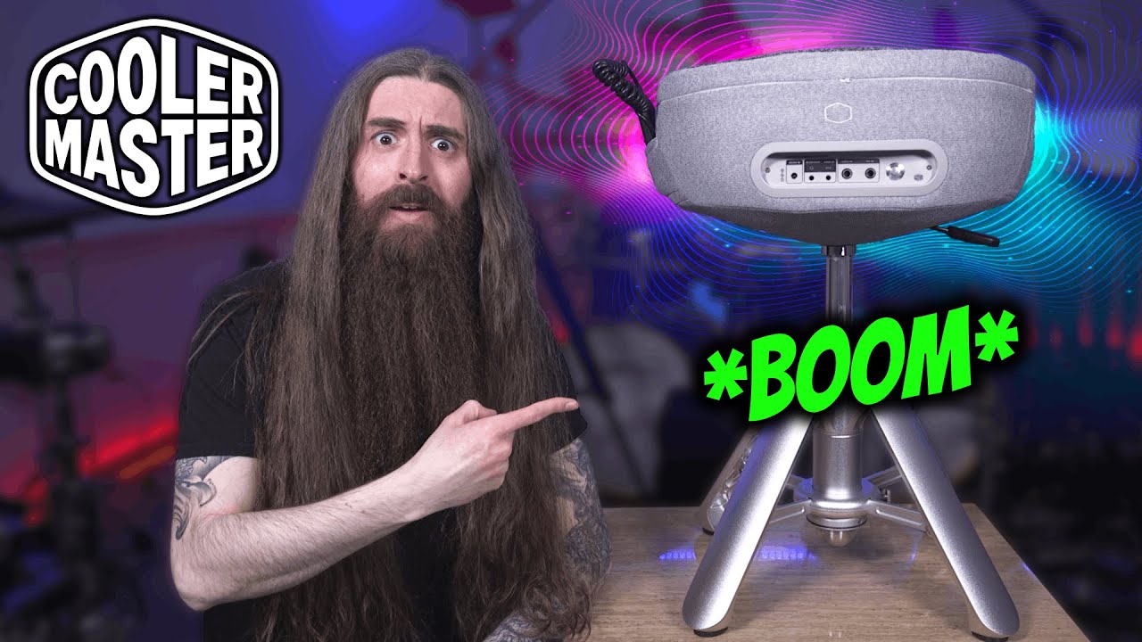 Cooler Master создал вибрирующий барабанный трон!?