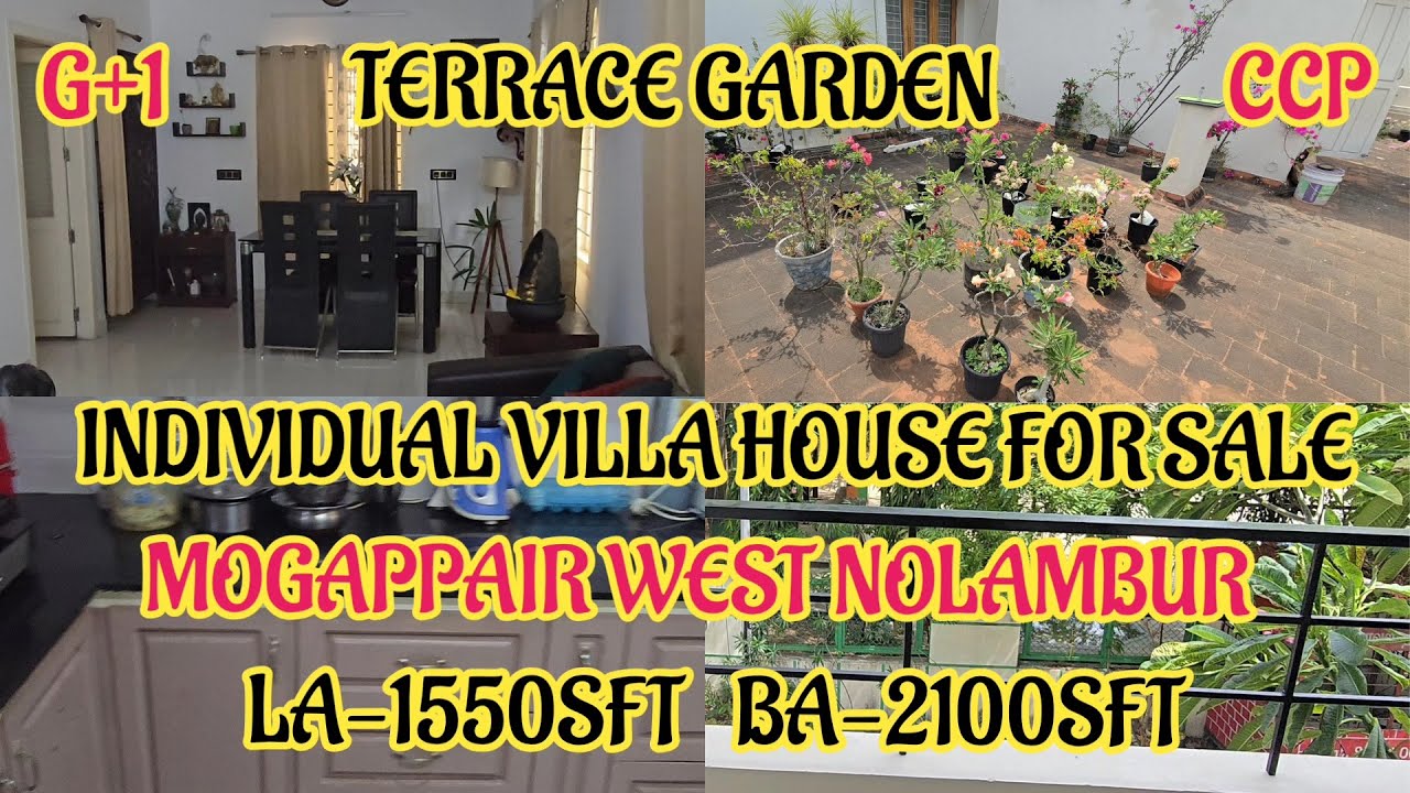 ID-300 Exclusive 4BHK Individual Villa house Sale in chennai || Mogappair || Nolambur || G+1 || Ccp