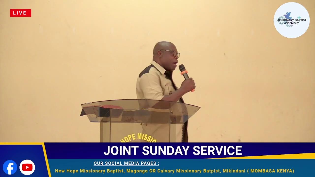 JOINT SUNDAY SERVICE
