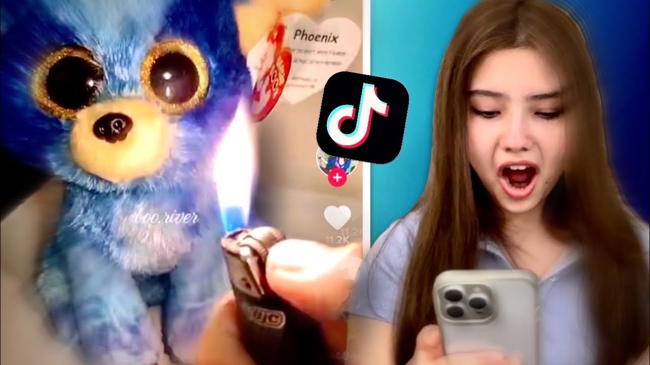 Reacting to EVIL Beanie Boo Tik Toks!