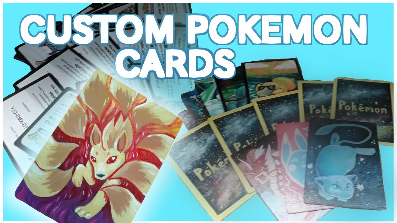 Custom Pokemon Card Painting! How to recycle old code cards into unique works of art
