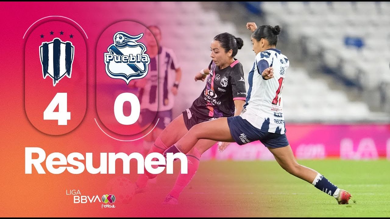 RAYADAS VS PUEBLA | Rayadas golea y consigue su primer triunfo en casa