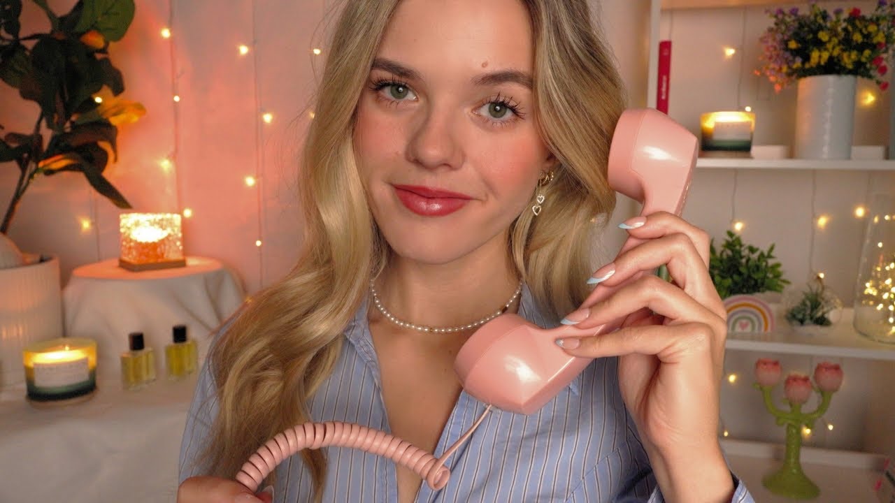 Горячая линия по тревожности ASMR: позвольте мне помочь вам расслабиться ☎️💤 (триггеры личного вн...