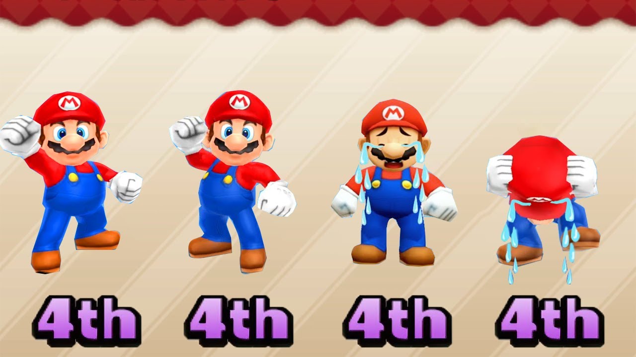 [Mario Party 100 Mini Game Collection] Mini Game Mario Vs Daisy Vs Waluigi Vs Wario ( Master Com)