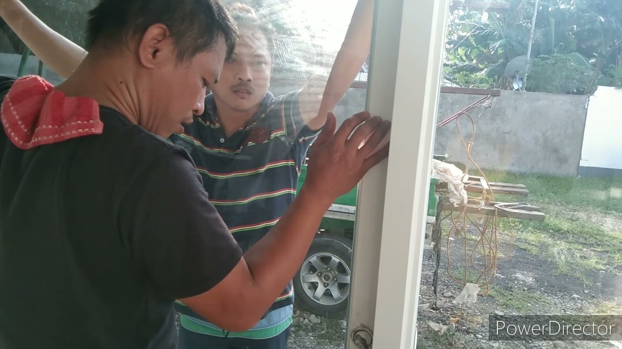 paano magkabit ng swing door #push and #pull at mag align Ng door, sa jobsite? basic tutorial.