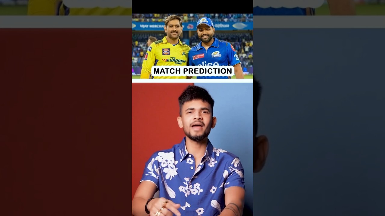 CSK vs MI Match Prediction 2026 🔥 | Dhoni vs Rohit Rivalry | Who Will Win Today? #shorts
