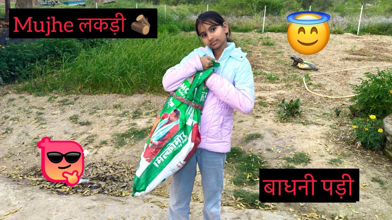 मेरी दादी को लकड़ी 🪵 क्यो काटनी पड़ी 