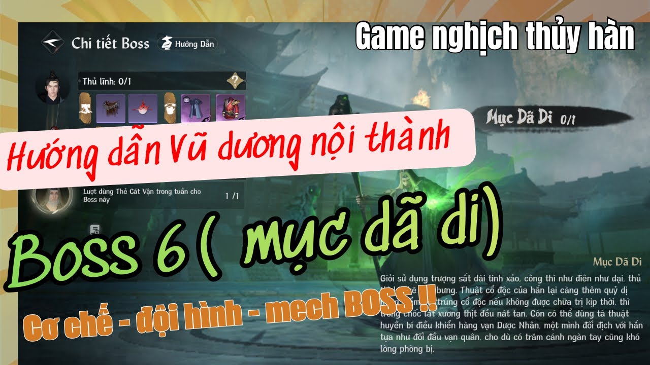 Full hướng dẫn cơ chế mech boss 1-4 Võ lâm phong vân lục ANH HÙNG Game nghịch thủy hàn !!!