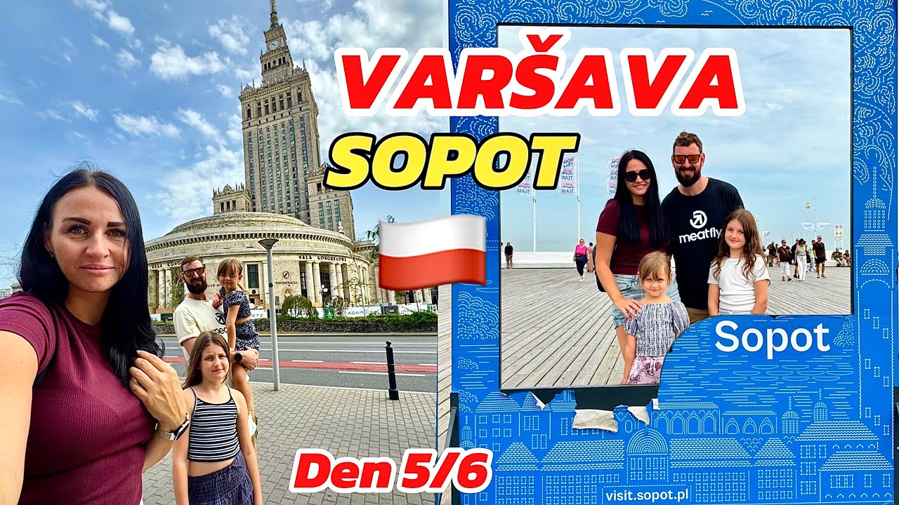 VARŠAVA a SOPOT 🇵🇱 Tohle bylo zklamání 🤷🏻‍♀️ Mrakodrapy, Primark, obchody centrum 🌃