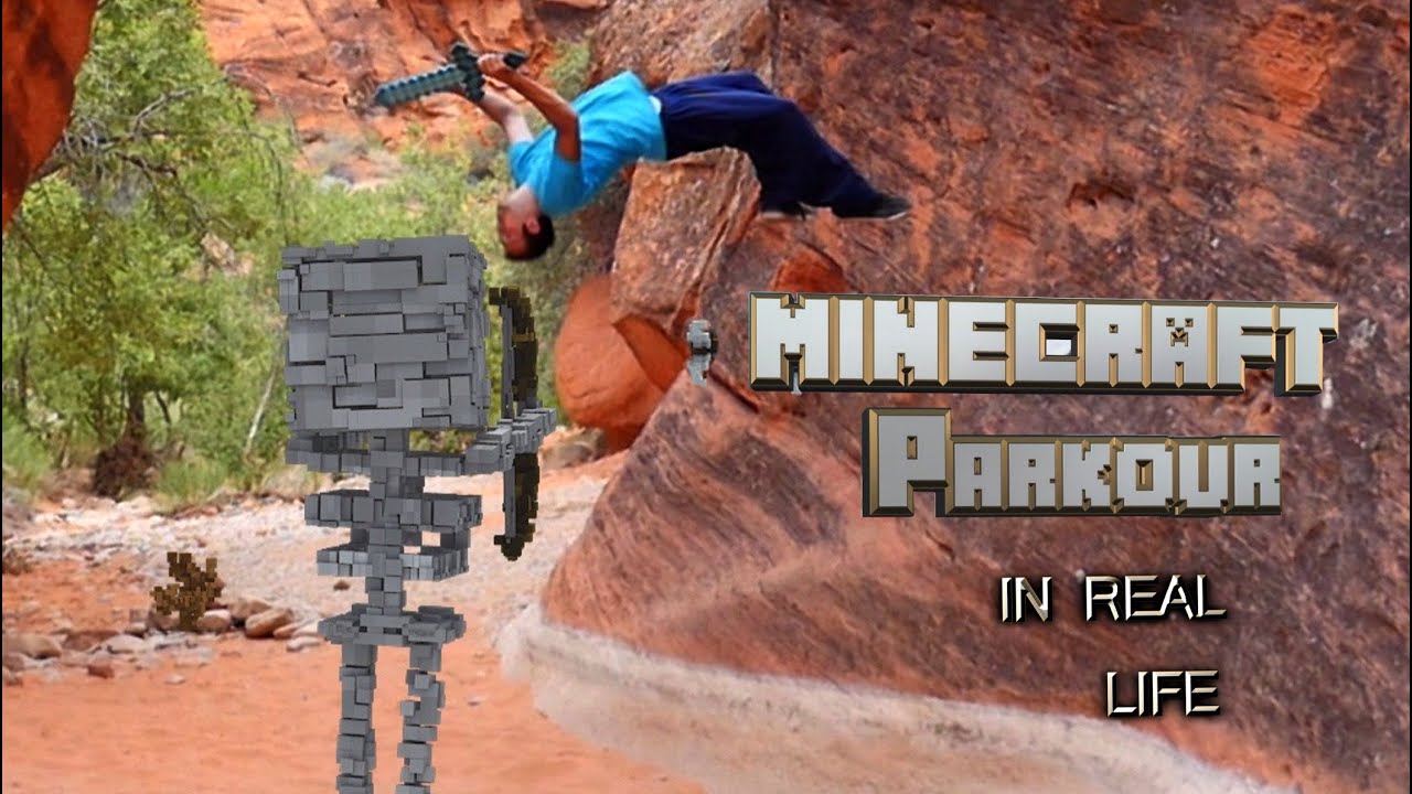 A MINECRAFT PARKOUR Movie In Real Life