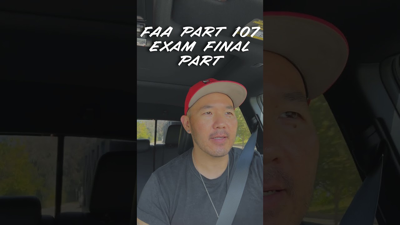 Final Part. FAA Part 107 Drone Exam in 2023/2024. Unmanned Aircraft, DJI
