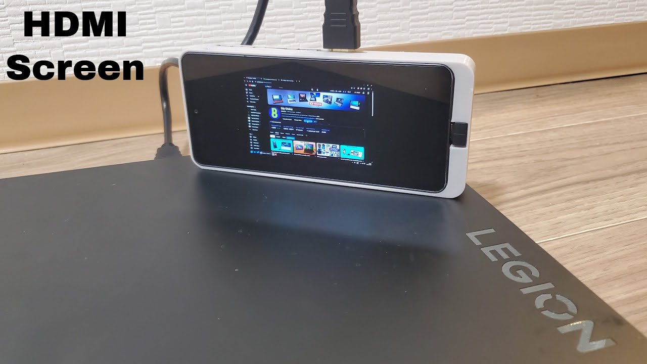 Превратите сломанный телефон в портативный OLED-монитор с HDMI-выходом!