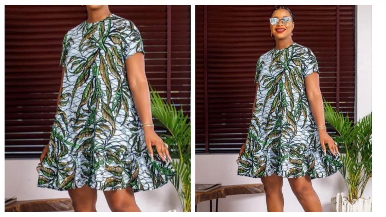 HOW TO CUT AND SEW A STYLISH A-LINE GOWN DRESS