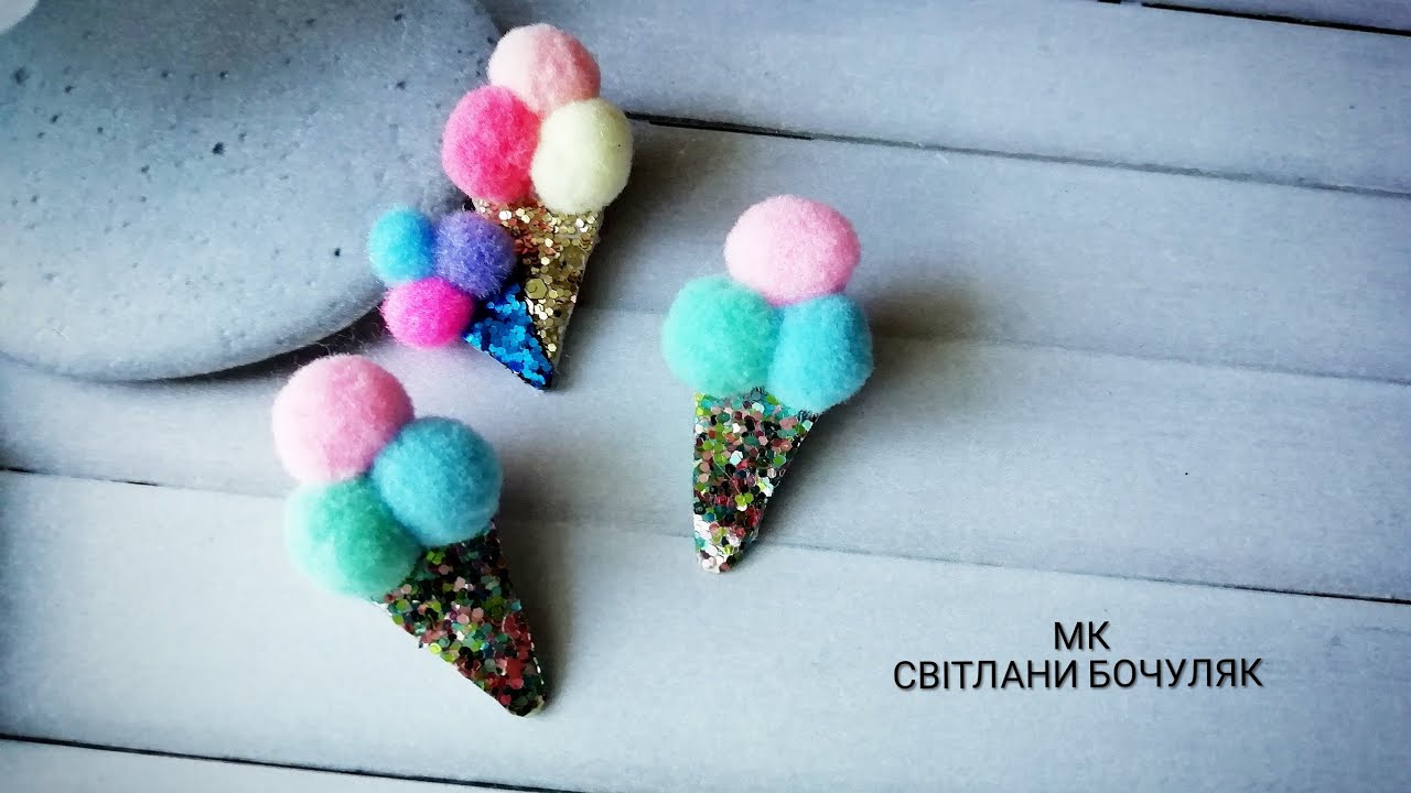 Заколки із залишків екошкіри мк!!! Заколки 