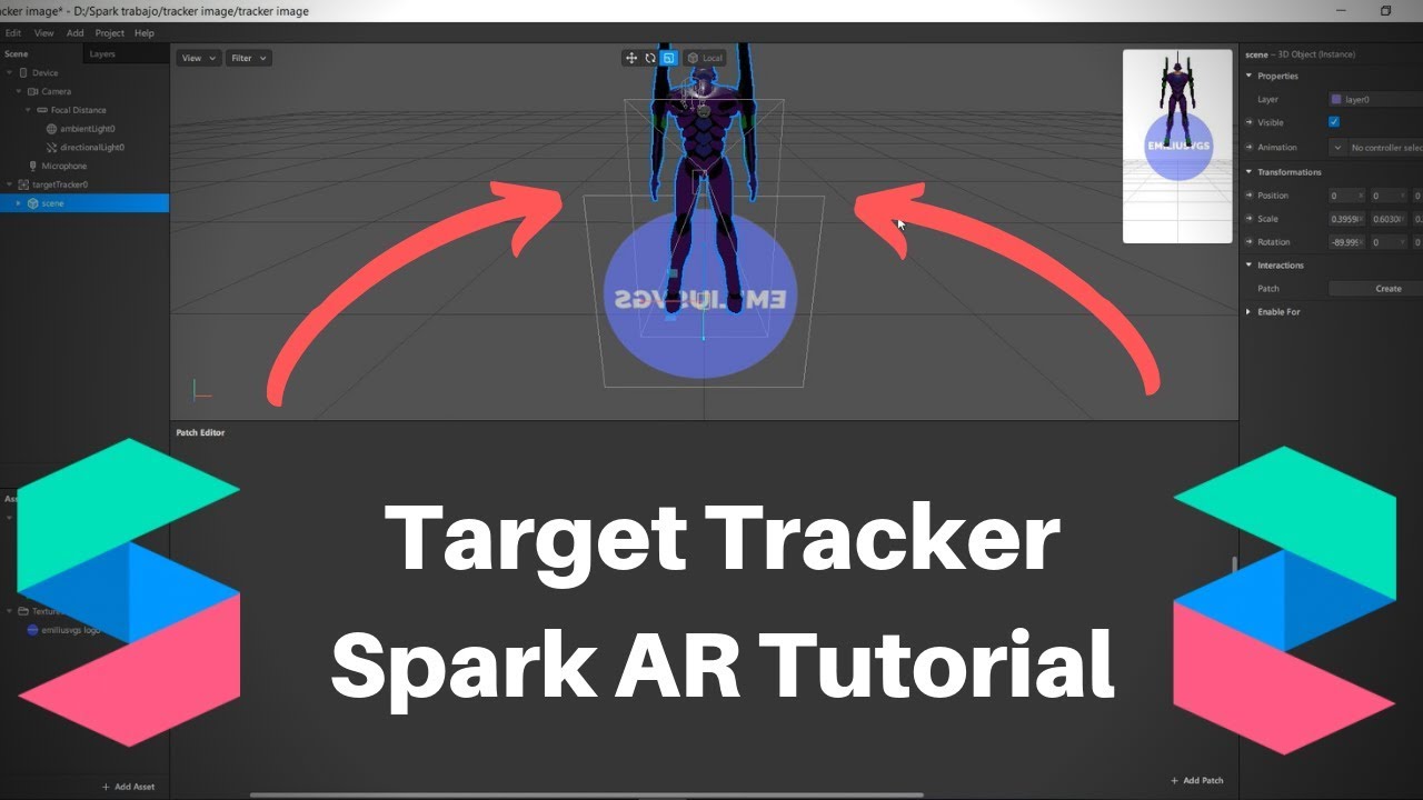 Spark AR Tutorial Target Tracker