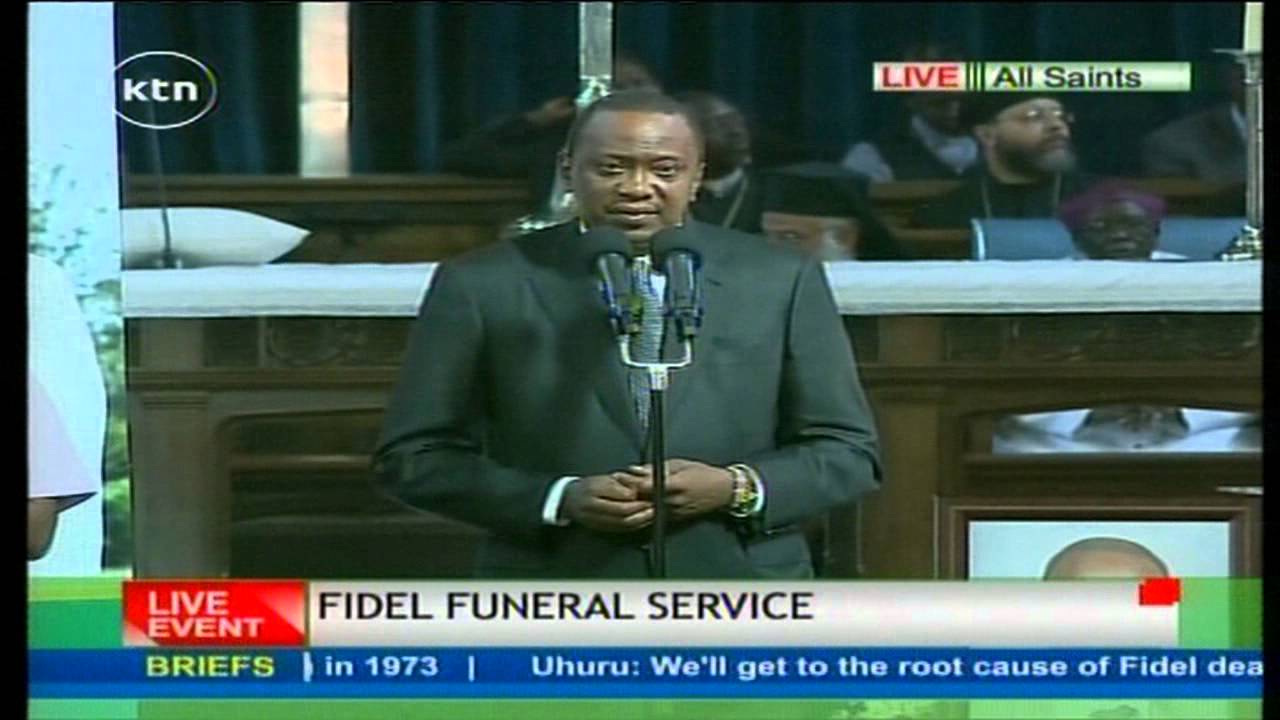 President Uhuru Kenyatta eulogizes Fidel Odinga