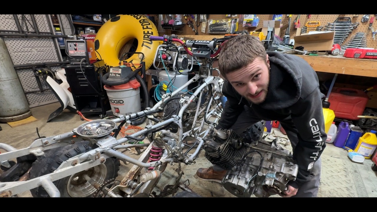 400$ Yamaha Warrior revival (Part 1) I Got Carried Away