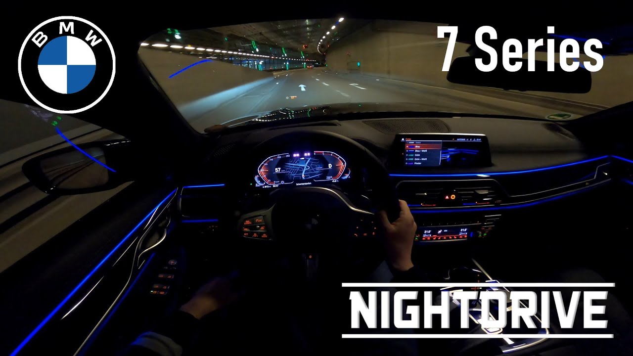 2020 BMW 740d xDrive | AMBIENT LIGHTING | NIGHT DRIVE POV
