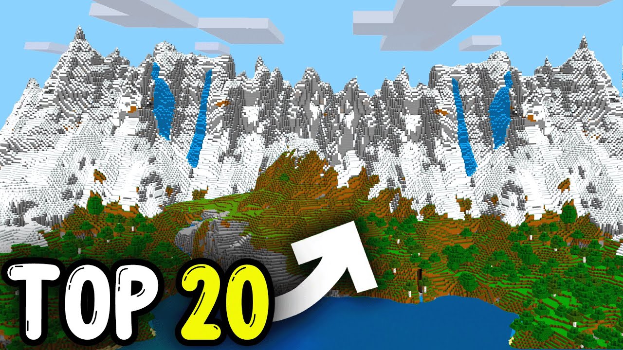 ТОП-20 НОВЫХ горных сидов Minecraft 1.21+ (Bedrock и Java)