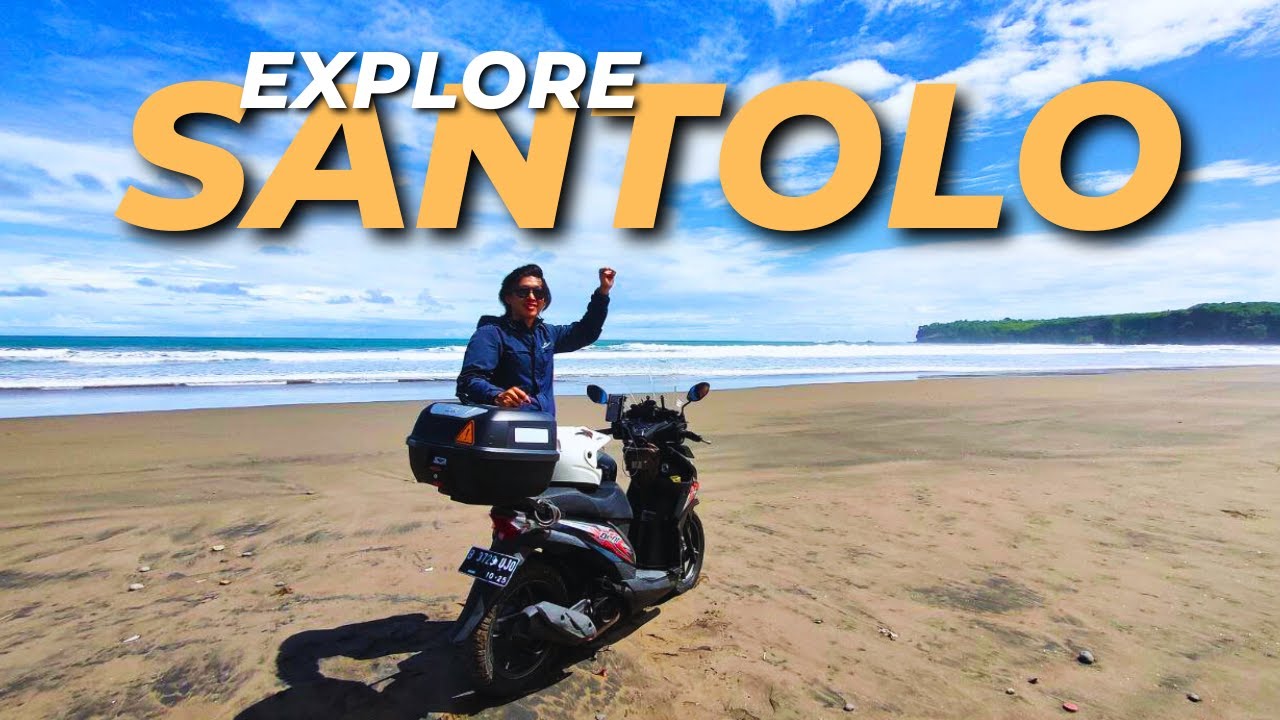 GAS PANTAI SANTOLO !! | EXPLORE PANSELA with HONDA BEAT ESP