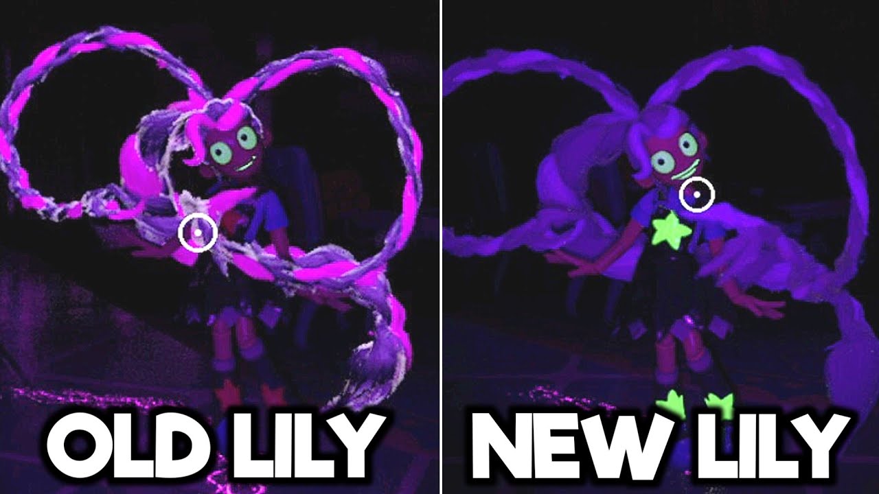 Poppy Playtime Chapter 5: Old Lily Vs New Lily Comparison | New Update