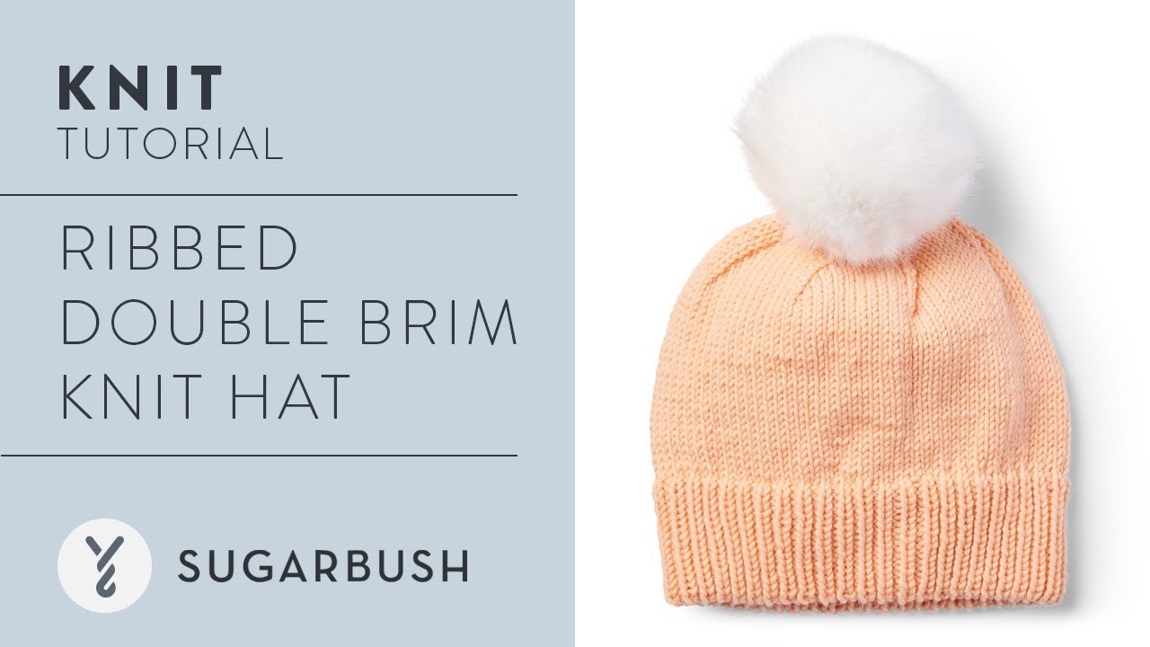 How to Knit a Ribbed Double Brim Hat | Easy Free Pattern with Destiny Meyer