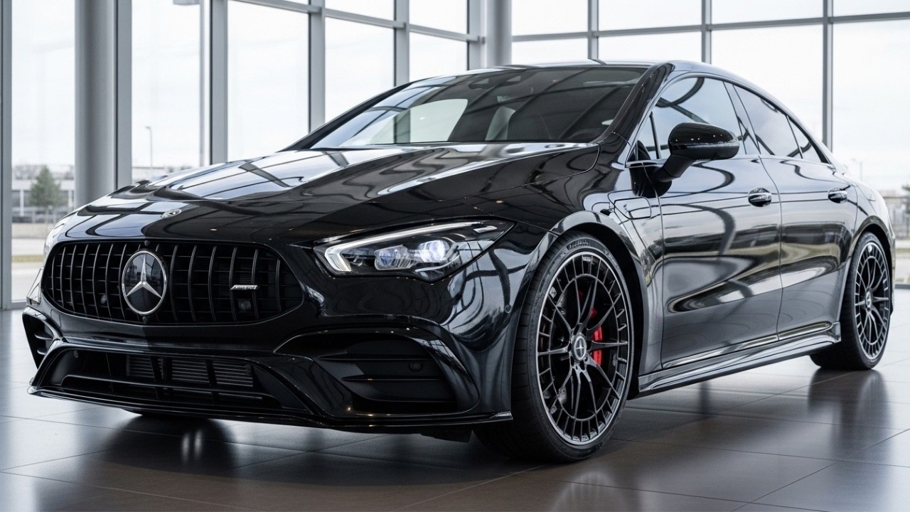 2026 Mercedes-AMG CLA EV Revealed 500HP Electric Beast Midnight Black First Look & Full Details ⚡🔥