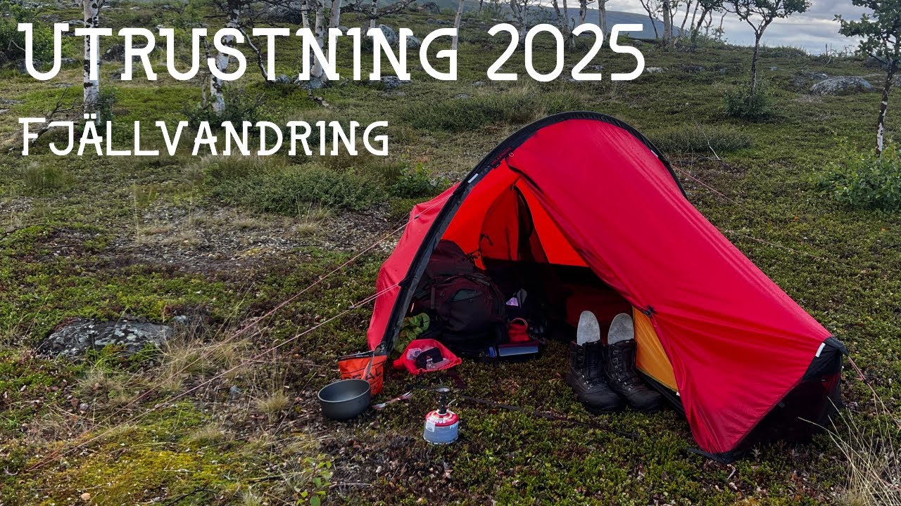 Utrustning för Fjällvandring 2025