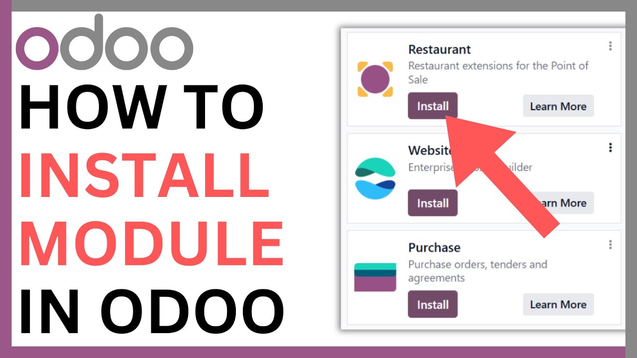 How to Install Module in Odoo [QUICK GUIDE]