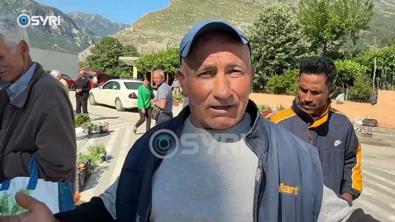 Këlcyra pa treg frutash dhe perimesh, produktet bujqësore e blegtorale në shesh