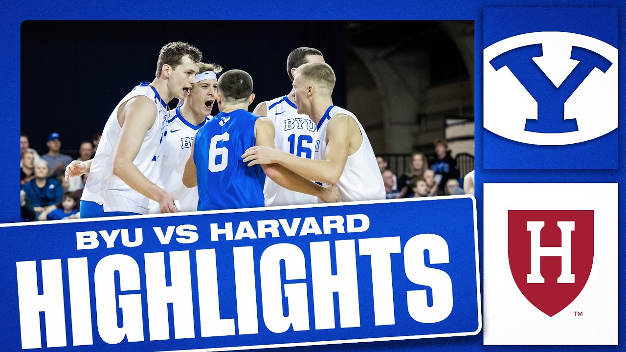 BYU Men's Volleyball vs Harvard || Full Game Highlights (2026)