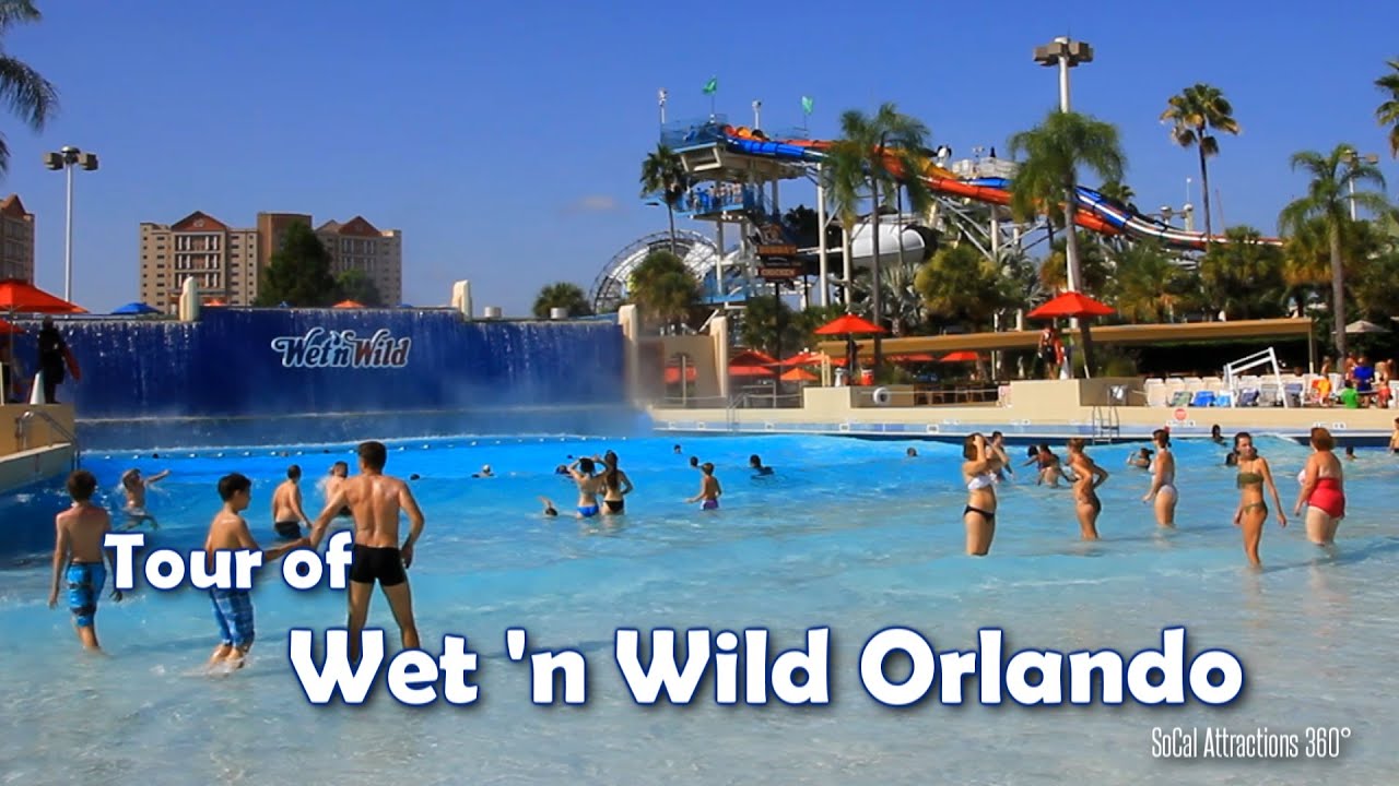 [HD] Tour of Wet 'n Wild Orlando water park