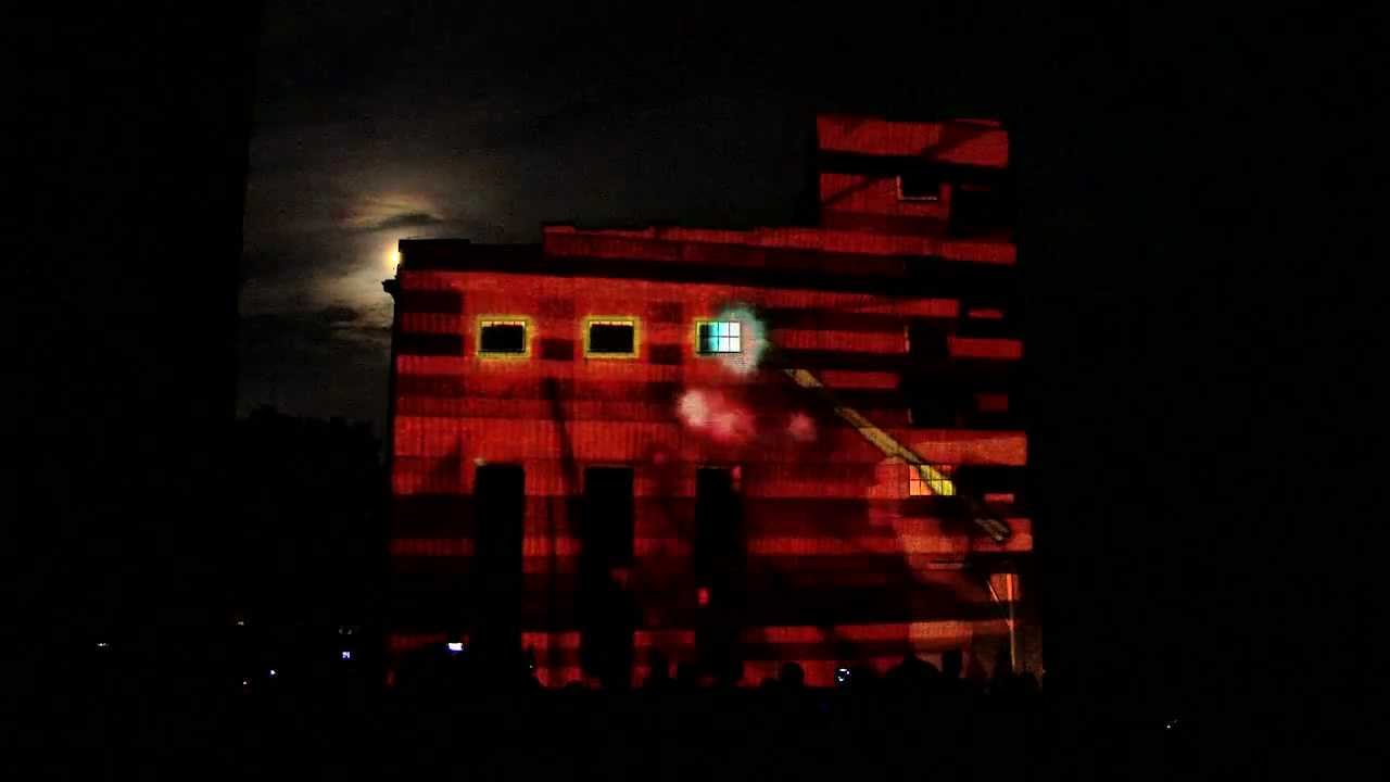 3D mapping Zabytkowa Stacja Karchowice