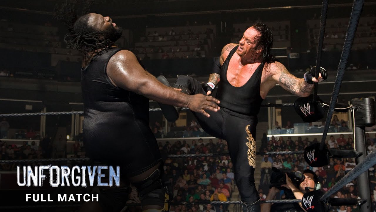 ПОЛНЫЙ МАТЧ — Гробовщик против Марка Генри: WWE Unforgiven 2007
