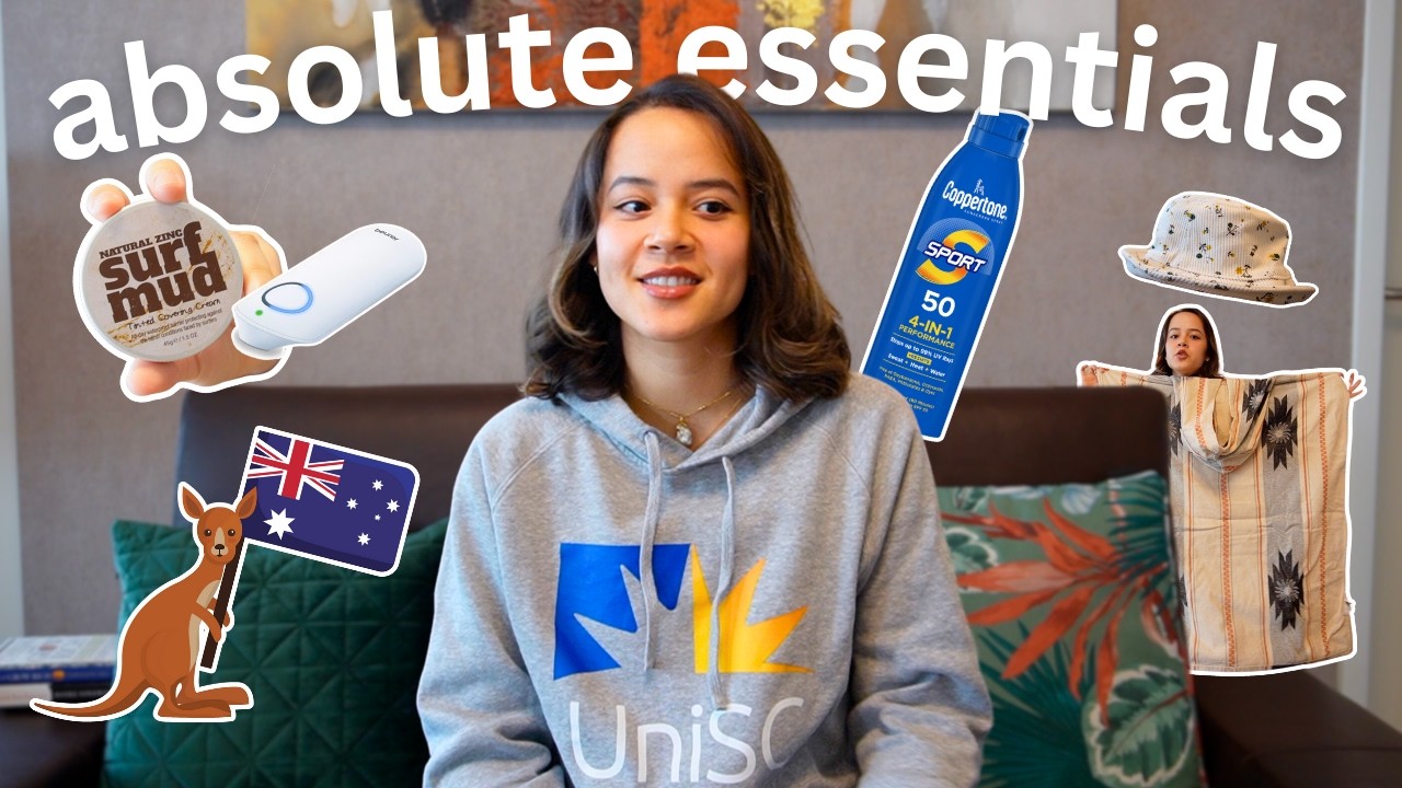 Australia essentials as an exchange student 🦘 watch before you go 🌤️ zinc paste & hot sticks 🌴