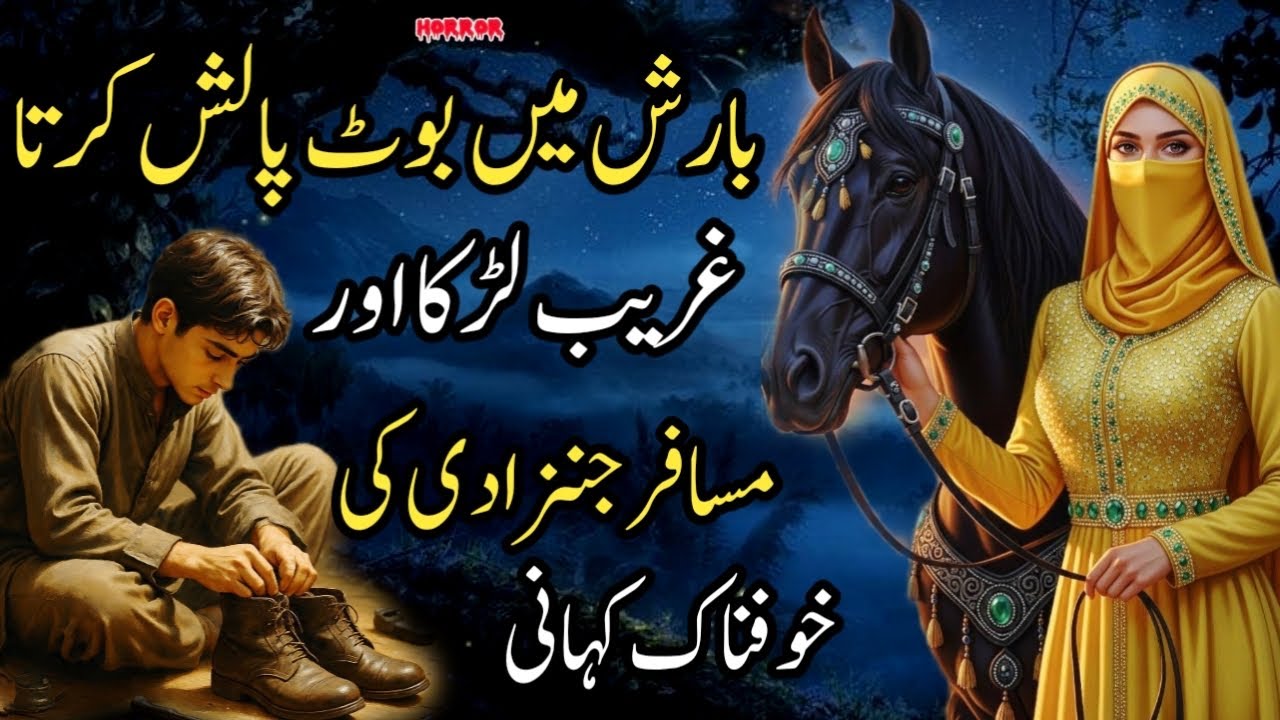 Barish Mein Boot Polish Karta Larka Aur Musafir Jinzadi Ki Khofnaak Kahani | Real Urdu Horror Story