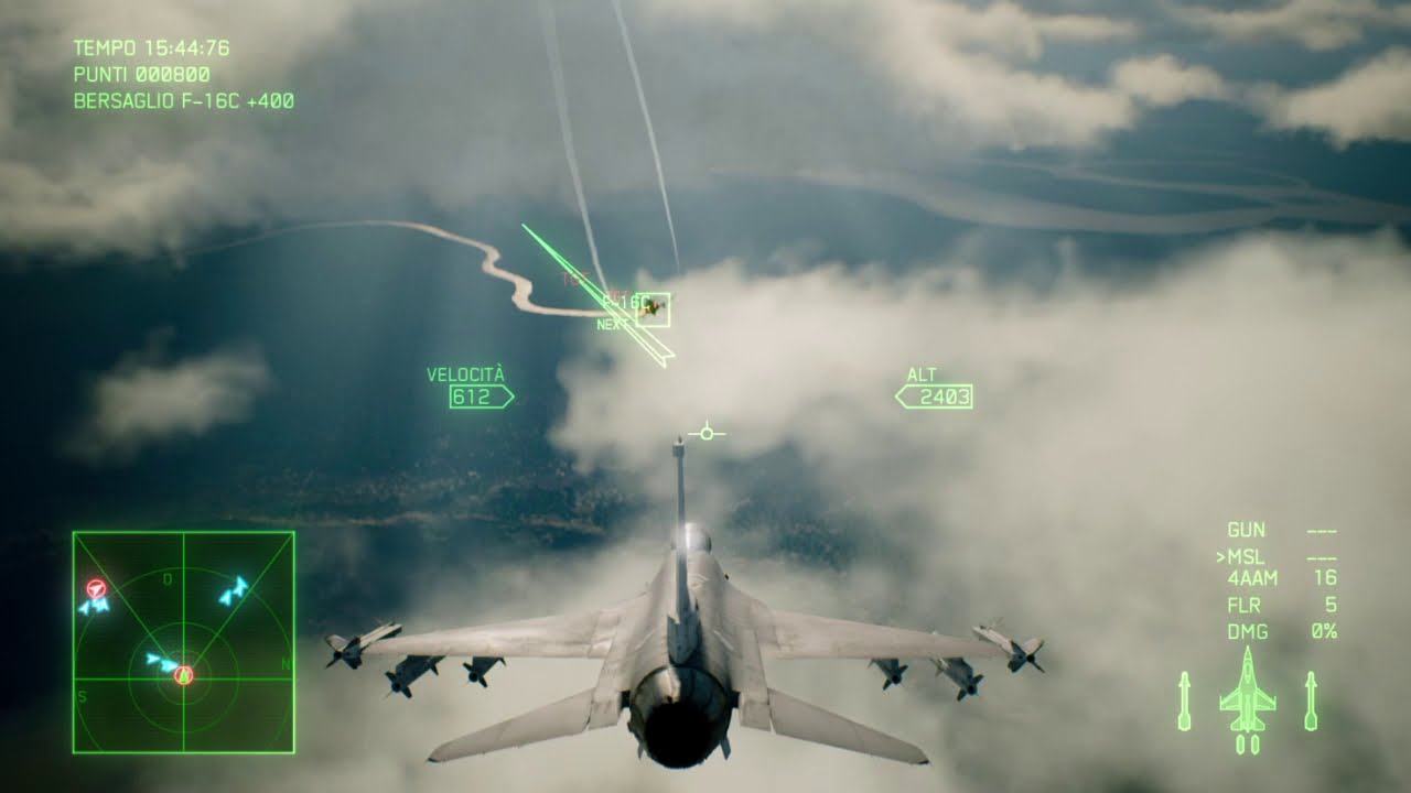 ACE COMBAT&trade; 7:  missione 03 la fortezza volante ..