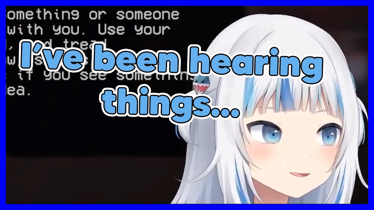 Gura and her stories about having paranormal activities IRL