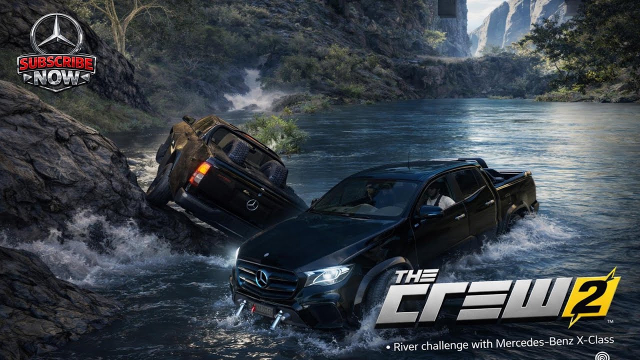 Mercedes-Benz X-Class River Challenge 💦 | Extreme Off-Road in The Crew 2 🚙🔥   Watch till the end