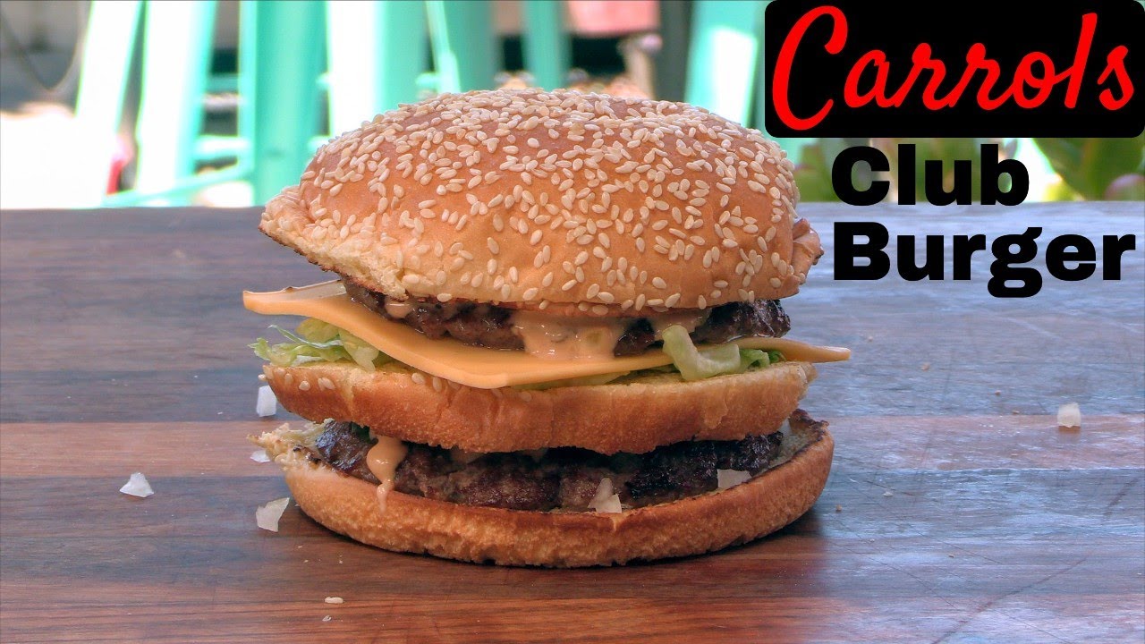 Бургер McDonald's скопировали? | Рецепт скопированного бургера Carrols Club | Ballistic Burgers