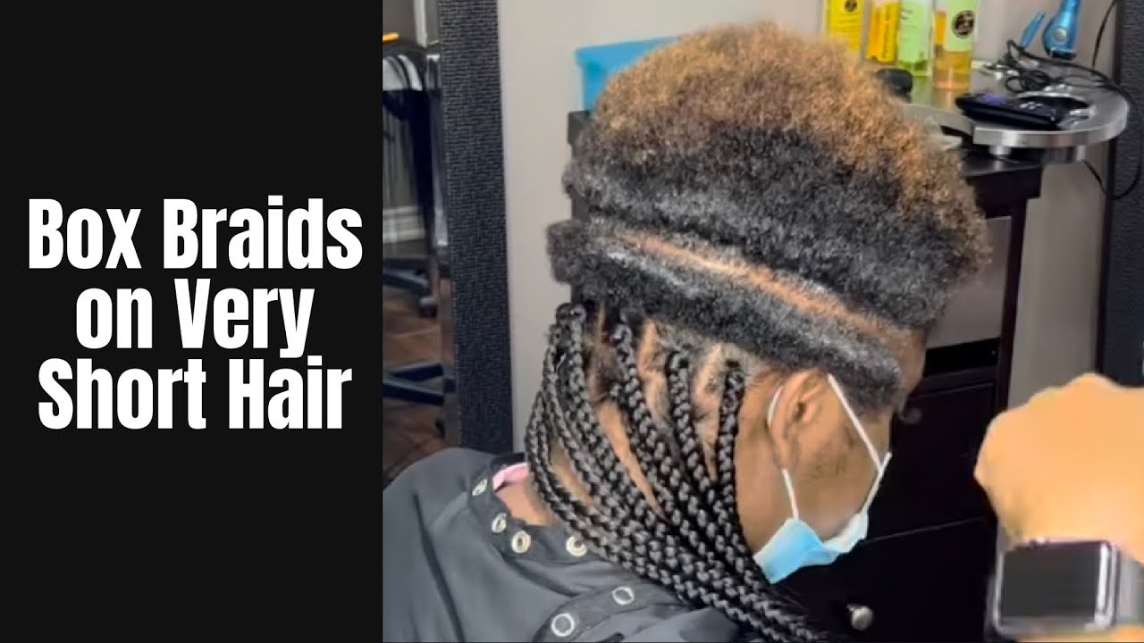 The Trouble With Braiding Very Very Short Hair | How to Grip and Part Short Hair | Simple Tutorial