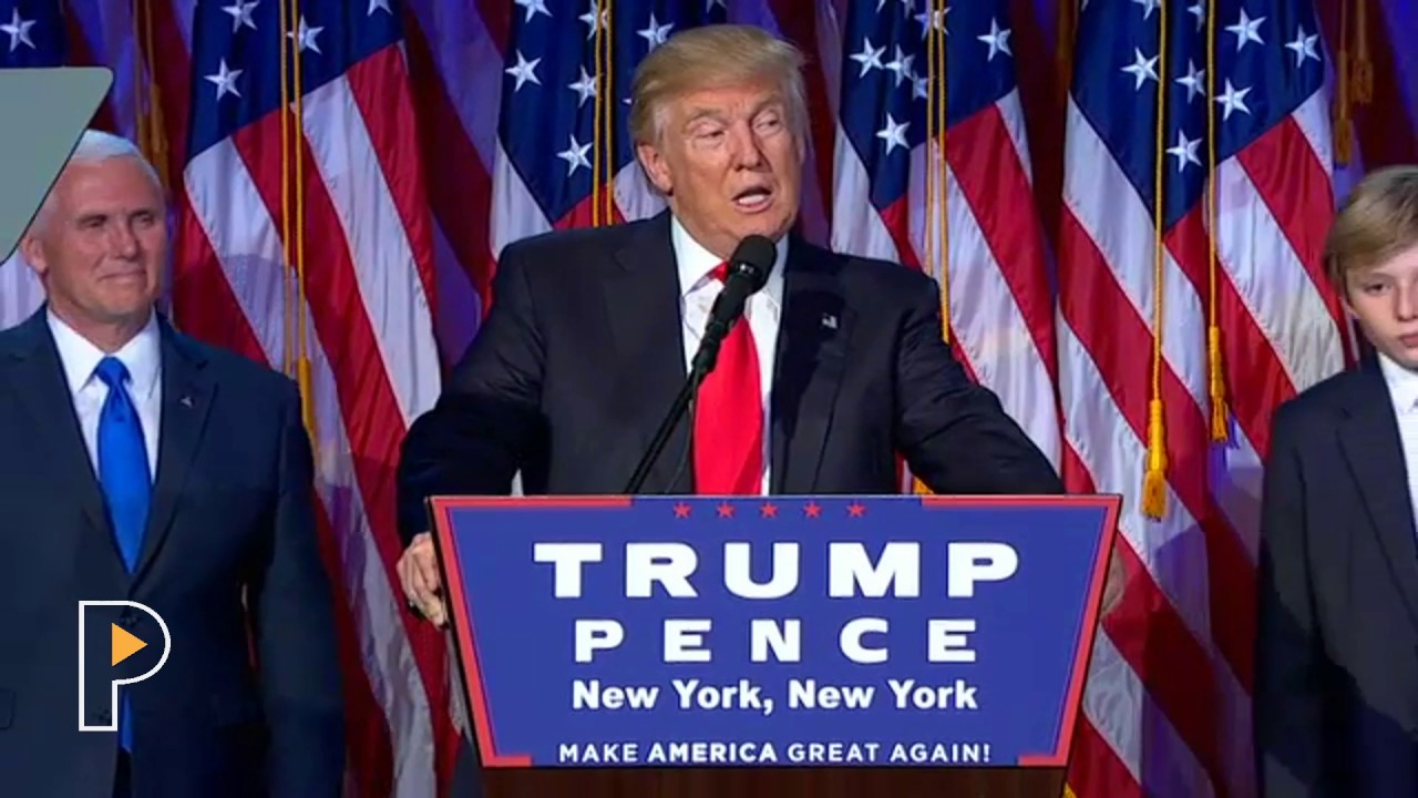 Donald Trump Delivers Victory Speech as 45th President of The United States