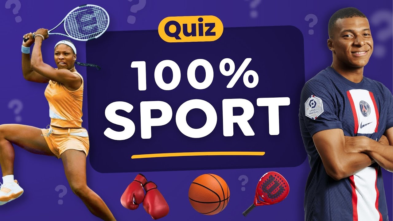 QUIZ 100% Sport : 50 Questions Multi-sports ⚽ 🎾 🎿