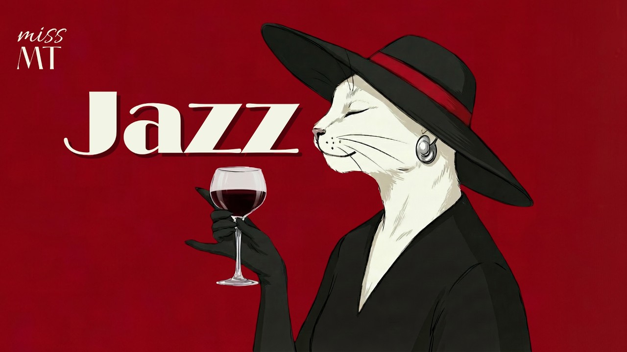 Sultry Midnight Red Wine Jazz & Elegant Vibes 🌙 夜のジャ즈 | 미드나잇 재즈 | Miss Mellow Tone