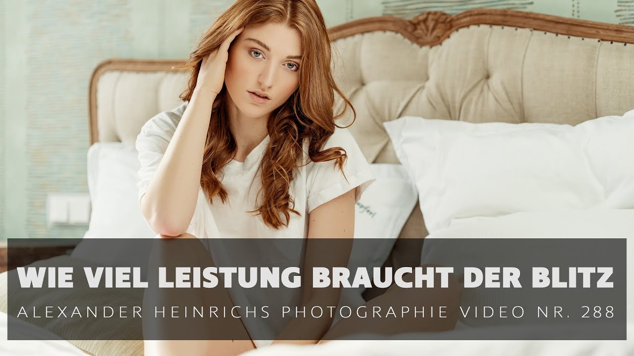 Wie viel Leistung braucht der Blitz - ah-photo Video 288