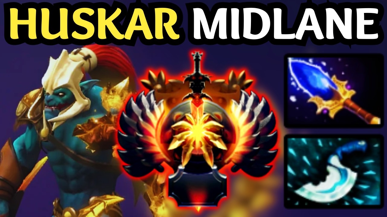 🔥 HUSKAR Mid Is Broken — Impossible to Kill 🔥 Dota 2 Gameplay