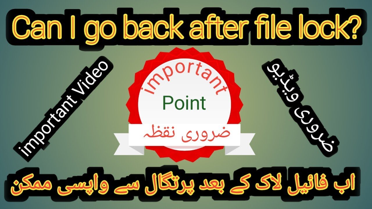Return Back After File Lock in Portugal - Important Video for Immigrants Portugal - Important Point