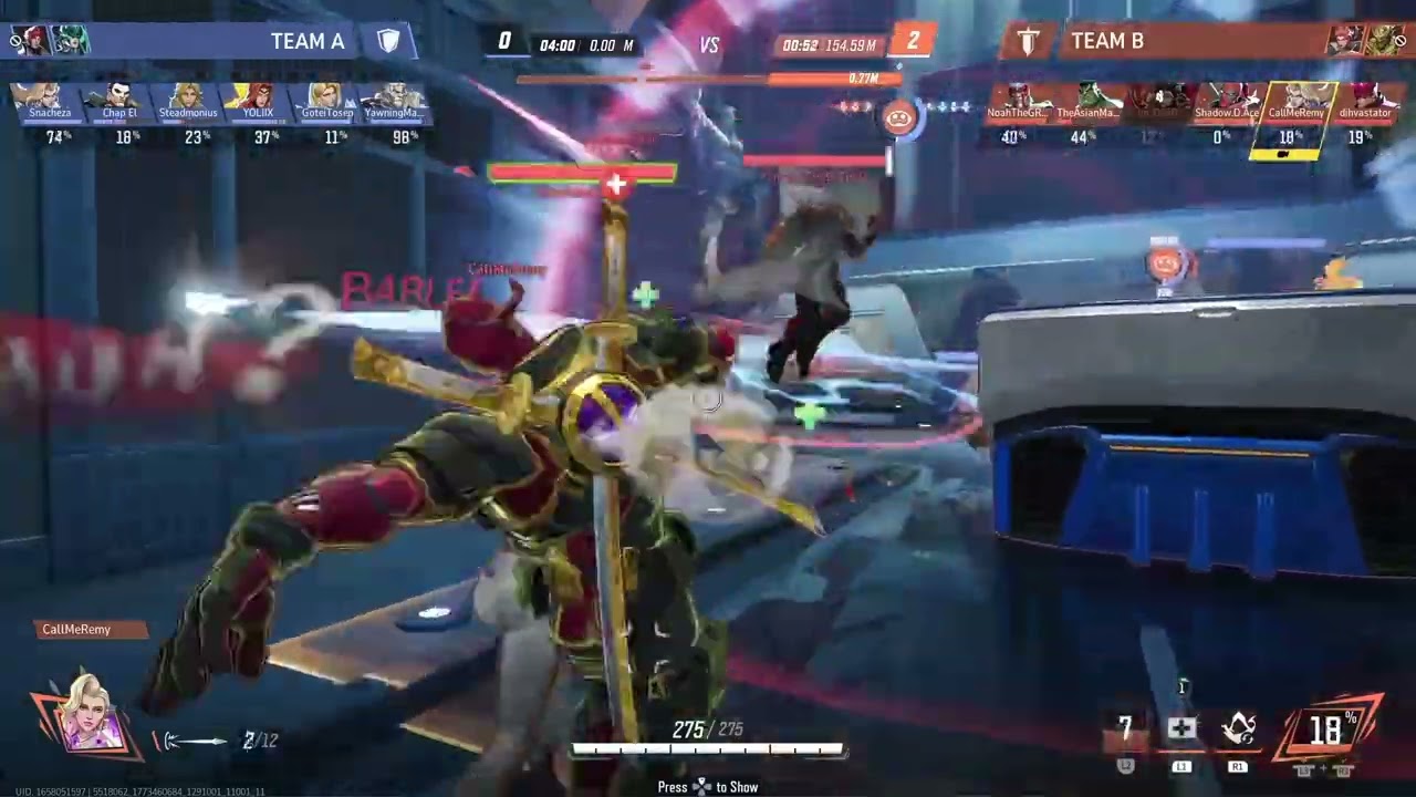 3 Tanks 2 Supports & a DPS Walk into a Bar / Marvel Rivals / 62k Heals / Competitive   HD 1080p